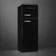 (Smeg) Smeg 50's Retro Style Refrigerator Model FAB30RBL5 Black image 5