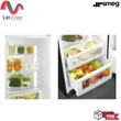 (Smeg) Smeg 50's Retro Style Refrigerator Model FAB30RBL5 Black image 6