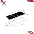 (TEKA) Range Hood Model LDH 90 TC BLACK + Mixed Hob Induction, Ceramic 73 cm Model HIC 7322 S image 3