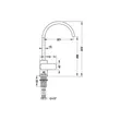 (Hafele) Kitchen Sink Mixer Tap Counter-mounted - NILE (495.61.009) image 3
