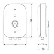 (MEX) MEX Water Heater Model COCO 350 (SBA) White/Blue : 3500W image 3
