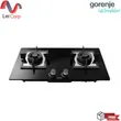 (Gorenje) Gas Cooktop 2 Burners Brass Burner Heads 5-Layer Tempered Glass Black GTW722B-TH image 2