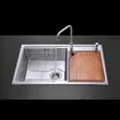(MEX) MEX TD Series 2 Stainless Steel Sink 2 Bowls with Complete Accessories Model TD822 image 2