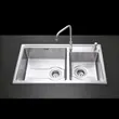 (MEX) MEX TD Series 2 Stainless Steel Sink 2 Bowls with Complete Accessories Model TD822 image 3