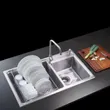 (MEX) MEX TD Series 2 Stainless Steel Sink 2 Bowls with Complete Accessories Model TD822 image 4