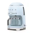 (Smeg) Smeg 50's Retro Drip Coffee Machine Model DCF02PBEU Pastel Blue image 2