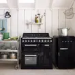 (Smeg) Smeg 50's Retro Refrigerator Model FAB10RBL5 Black image 6