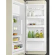 (Smeg) Refrigerator 50's Retro Style Aesthetic FAB28RCR5 Cream image 11