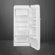 (Smeg) Refrigerator 50's Retro Style Aesthetic Model FAB28RWH5 White image 5