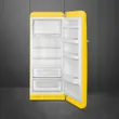 (Smeg) Refrigerator 50's Retro Style Aesthetic Model FAB28RYW5 Yellow image 3