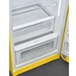 (Smeg) Refrigerator 50's Retro Style Aesthetic Model FAB28RYW5 Yellow image 4