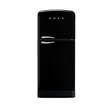 (Smeg) 50's Retro Style Refrigerator Model FAB50RBL5 Black image 2