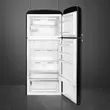 (Smeg) 50's Retro Style Refrigerator Model FAB50RBL5 Black image 4