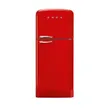 (Smeg) 50's Retro Style Refrigerator Model FAB50RRD5 Red image 2