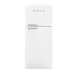 (Smeg) 50's Retro Style Refrigerator FAB50RWH5 Cream image 2