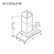(EVE) Range Hood Model HC-CVGSLA-90 image 3