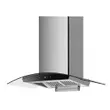 (TEKA) Wall-Mounted Glass Wing Range Hood NCW 90T 30 + Gas Cooktop G 73 2G AI AL image 3