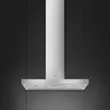 (Smeg) Wall-Mounted Cooker Hood Model KBT900XE + Gas Cooktop Model SRV573XG image 5