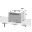 (BOSCH) Countertop Dishwasher 55 CM Black Series 6 Model SKS68BB008 image 7