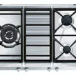 (Smeg) Wall-Mounted Cooker Hood Model KBT900XE + Gas Cooktop Model SRV573XG image 7