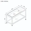 (Eve) Single Bowl Kitchen Sink with Stand and Dish Rack YORK 1200/500 Free Cold Water Tap image 7