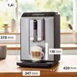 (BOSCH) VeroCafe Automatic Coffee Machine Silver 1.4L Removable Water Tank Model TIE20301 image 4