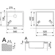 (Smeg) Single Bowl Sink Model VFU50SFR image 2