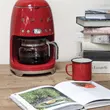 (Smeg) Smeg 50's Retro Drip Coffee Machine Model DCF02RDEU Red image 5