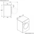 (BOSCH) Front Load Washing Machine 10 kg Model WGG454A0TH [i-Dos] + Heat Pump Dryer 9 kg Model WQG24200TH with Free Base Stand image 9