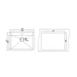(Hafele) Top Mount Single Bowl Kitchen Sink Armor Series Black Titanium Nano (495.39.471) image 4