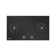 (Eve) Wall-Mounted Range Hood HC-JETBLACK-90 + 2-Burner Built-in Glass Gas Cooktop HB78-SBH289/BG PLUS + Kitchen Sink LOTUS850/460 image 2