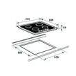 (TEKA) Range Hood Model C 605 + 4-Zone Induction Cooktop 60 cm Model IBS 64900 TCS image 5