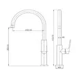 (MEX) Metrix Granite Sink 1 Bowl 1 Drainboard Model RIM11CE + Mixer Tap Model 1105-E35G Gray image 7