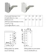 (Hafele) Large Single Wooden Door Opener Model D White Cover Freeflap 3.15 (493.05.323) image 4