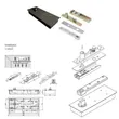 (Hafele) Double Action Floor Spring EN3 (499.30.117) image 2