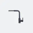 (EVE) Single Bowl Synthetic Granite Sink Model WAVE 855/495 BLACK + LEXI BLACK Faucet image 4