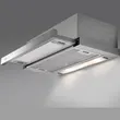 (Mex) MEX SL26 Slim Line Range Hood + MEX HVH632N Ceramic Base Electric Cooktop image 2
