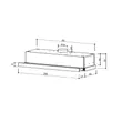 (Mex) MEX SL26 Slim Line Range Hood + MEX HVH632N Ceramic Base Electric Cooktop image 3