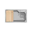 (Eve) Stainless Steel Single Bowl Kitchen Sink FLEXI 750/450 image 2