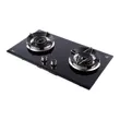 (Tecno) Tecnogas Range Hood Model TCH 90-N2 Black 90 cm + Tecnoplus 2-Burner Gas Cooktop Model TNP HB 207846 GB image 9