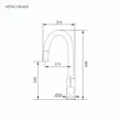 (EVE) Single Bowl Synthetic Granite Kitchen Sink Model WAVE 855495 BLACK + AZTAC II BLACK Faucet image 6