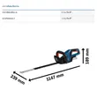 (Bosch PT) Cordless Hedge Trimmer 18.0 V Model GHE 18V-60 image 7
