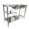 (Teka) Floor-mounted Sink 2 Bowls 1 Drainboard AP PLUS 2B 1D image 2