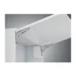 (Hafele) Large Single Wooden Door Opener Model D White Cover Freeflap 3.15 (493.05.323) image 2