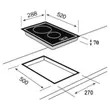 (TEKA) Range Hood Model EL 60 + Built-in Electric Cooktop Model VE 2 NK image 4