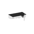 (Hafele) Single Lever Shower Mixer, Wall-Mounted, Black (495.80.221) image 2