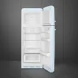 (Smeg) Smeg 50's Retro Refrigerator Model FAB30RPB5 Pastel Blue image 3