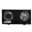(Tecnogas) Tecnostar Infrared Gas Stove 2 Burners Tabletop Model TNS IG 271 B Size 72 cm image 2