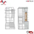 (Hafele) Front Pull-Out Multi-Functional Basket for 300 mm Cabinet, Stainless Steel 304 Polished Finish (495.35.299)(549.34.053) image 3