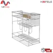 (Hafele) Front Pull-Out Multi-Functional Basket for 300 mm Cabinet, Stainless Steel 304 Polished Finish (495.35.299)(549.34.053) image 4